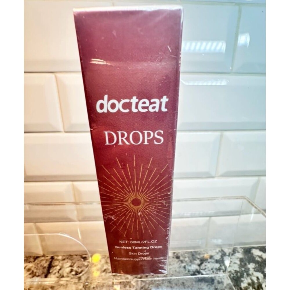 Docteat Sunnless tanner Drops and Coconut Warm Vanilla Bath Bomb New Unopened